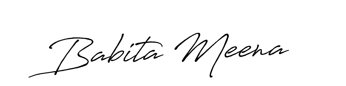 Once you've used our free online signature maker to create your best signature Antro_Vectra_Bolder style, it's time to enjoy all of the benefits that Babita Meena name signing documents. Babita Meena signature style 7 images and pictures png