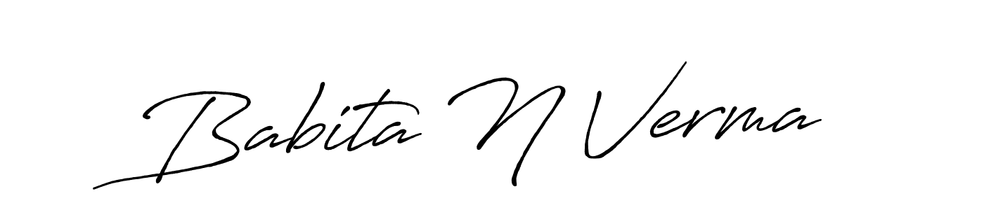Best and Professional Signature Style for Babita N Verma. Antro_Vectra_Bolder Best Signature Style Collection. Babita N Verma signature style 7 images and pictures png