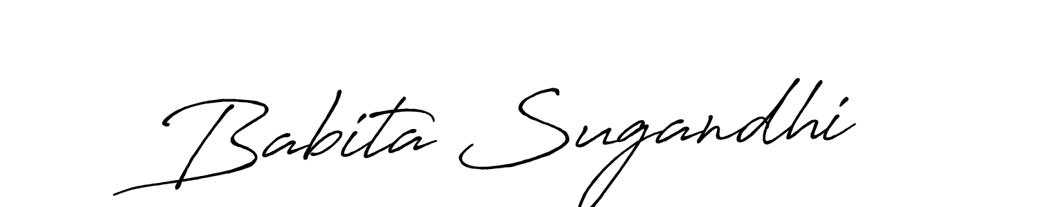 Here are the top 10 professional signature styles for the name Babita Sugandhi. These are the best autograph styles you can use for your name. Babita Sugandhi signature style 7 images and pictures png