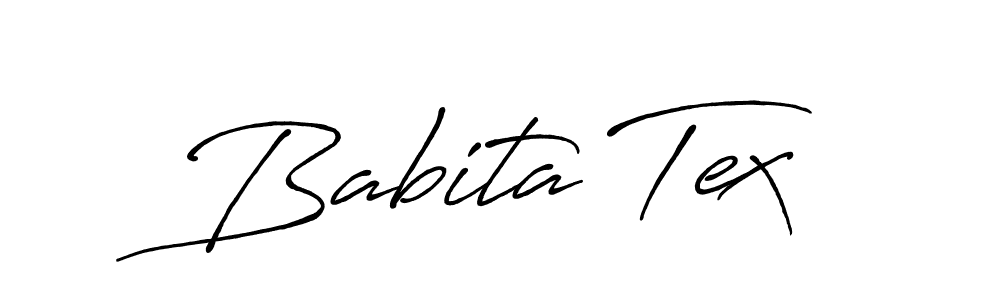 Also You can easily find your signature by using the search form. We will create Babita Tex name handwritten signature images for you free of cost using Antro_Vectra_Bolder sign style. Babita Tex signature style 7 images and pictures png