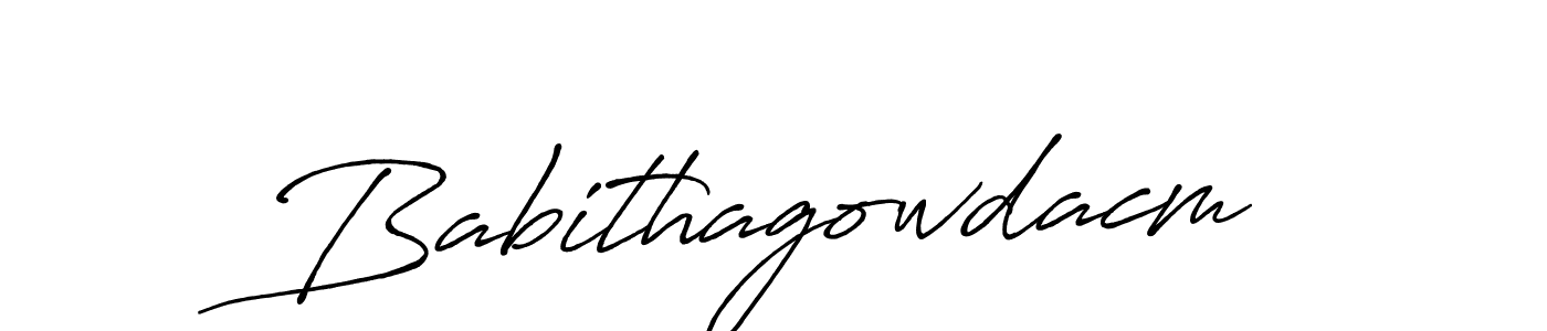 Similarly Antro_Vectra_Bolder is the best handwritten signature design. Signature creator online .You can use it as an online autograph creator for name Babithagowdacm. Babithagowdacm signature style 7 images and pictures png