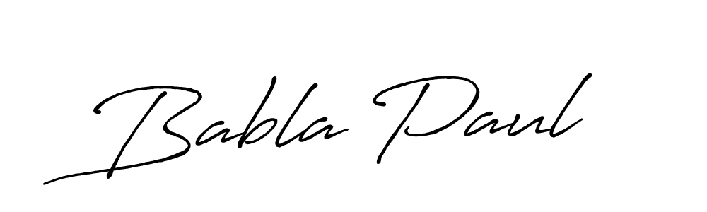 Also we have Babla Paul name is the best signature style. Create professional handwritten signature collection using Antro_Vectra_Bolder autograph style. Babla Paul signature style 7 images and pictures png