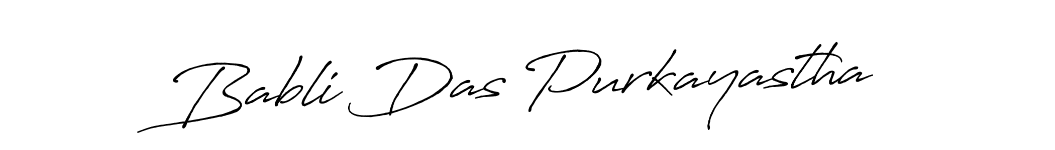 Once you've used our free online signature maker to create your best signature Antro_Vectra_Bolder style, it's time to enjoy all of the benefits that Babli Das Purkayastha name signing documents. Babli Das Purkayastha signature style 7 images and pictures png