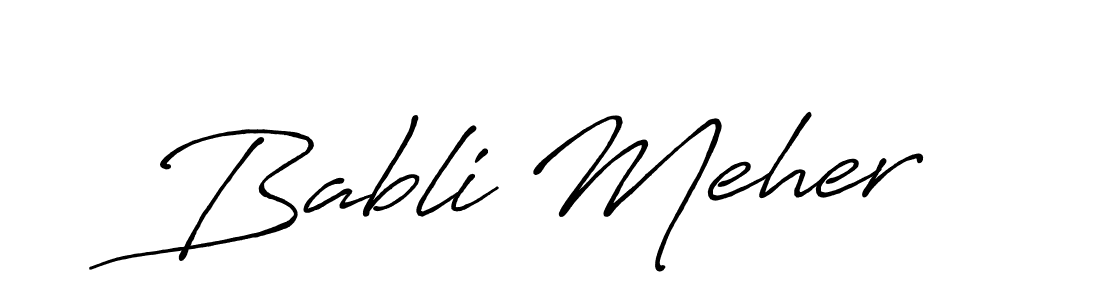 See photos of Babli Meher official signature by Spectra . Check more albums & portfolios. Read reviews & check more about Antro_Vectra_Bolder font. Babli Meher signature style 7 images and pictures png