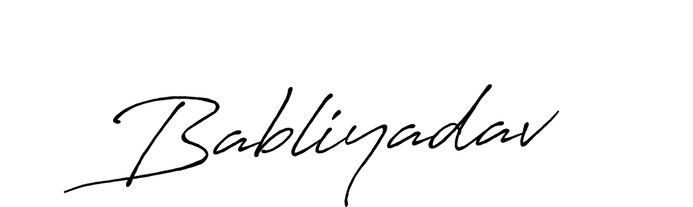 Once you've used our free online signature maker to create your best signature Antro_Vectra_Bolder style, it's time to enjoy all of the benefits that Babliyadav name signing documents. Babliyadav signature style 7 images and pictures png