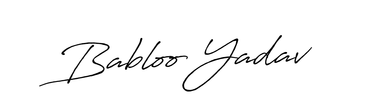 Similarly Antro_Vectra_Bolder is the best handwritten signature design. Signature creator online .You can use it as an online autograph creator for name Babloo Yadav. Babloo Yadav signature style 7 images and pictures png