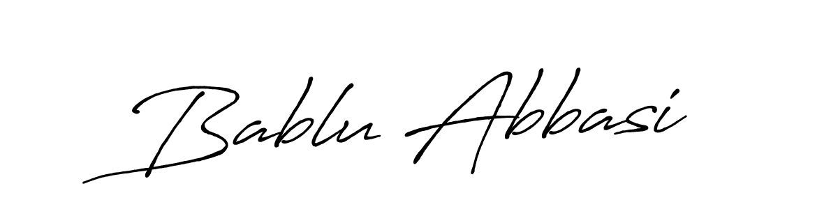 Make a beautiful signature design for name Bablu Abbasi. Use this online signature maker to create a handwritten signature for free. Bablu Abbasi signature style 7 images and pictures png