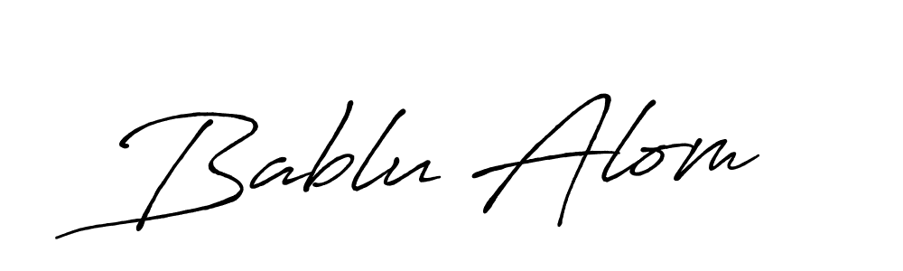 if you are searching for the best signature style for your name Bablu Alom. so please give up your signature search. here we have designed multiple signature styles  using Antro_Vectra_Bolder. Bablu Alom signature style 7 images and pictures png