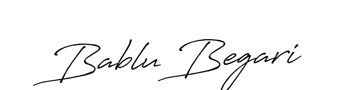 It looks lik you need a new signature style for name Bablu Begari. Design unique handwritten (Antro_Vectra_Bolder) signature with our free signature maker in just a few clicks. Bablu Begari signature style 7 images and pictures png