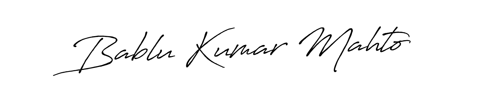 Once you've used our free online signature maker to create your best signature Antro_Vectra_Bolder style, it's time to enjoy all of the benefits that Bablu Kumar Mahto name signing documents. Bablu Kumar Mahto signature style 7 images and pictures png