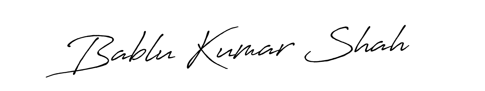 Make a beautiful signature design for name Bablu Kumar Shah. Use this online signature maker to create a handwritten signature for free. Bablu Kumar Shah signature style 7 images and pictures png