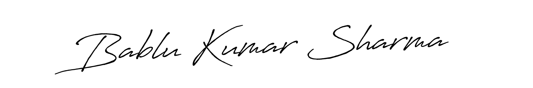 Make a beautiful signature design for name Bablu Kumar Sharma. Use this online signature maker to create a handwritten signature for free. Bablu Kumar Sharma signature style 7 images and pictures png