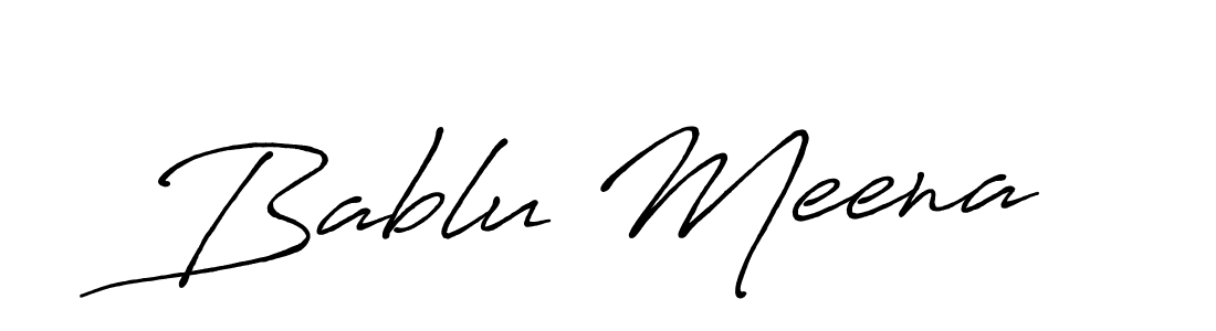 It looks lik you need a new signature style for name Bablu Meena. Design unique handwritten (Antro_Vectra_Bolder) signature with our free signature maker in just a few clicks. Bablu Meena signature style 7 images and pictures png