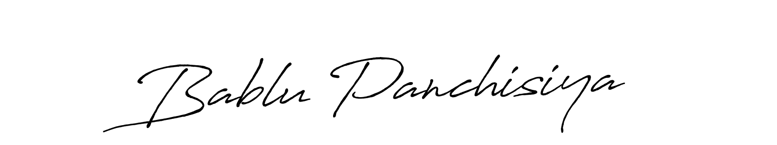 How to make Bablu Panchisiya name signature. Use Antro_Vectra_Bolder style for creating short signs online. This is the latest handwritten sign. Bablu Panchisiya signature style 7 images and pictures png