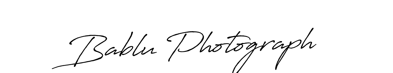 How to make Bablu Photograph name signature. Use Antro_Vectra_Bolder style for creating short signs online. This is the latest handwritten sign. Bablu Photograph signature style 7 images and pictures png