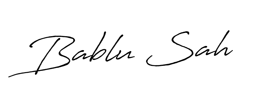 The best way (Antro_Vectra_Bolder) to make a short signature is to pick only two or three words in your name. The name Bablu Sah include a total of six letters. For converting this name. Bablu Sah signature style 7 images and pictures png