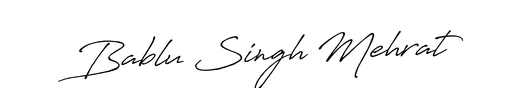 Make a beautiful signature design for name Bablu Singh Mehrat. Use this online signature maker to create a handwritten signature for free. Bablu Singh Mehrat signature style 7 images and pictures png