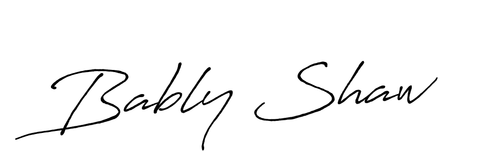 You can use this online signature creator to create a handwritten signature for the name Bably Shaw. This is the best online autograph maker. Bably Shaw signature style 7 images and pictures png