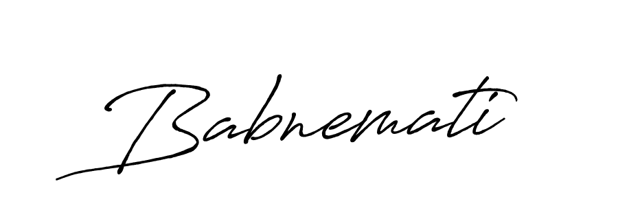 Also we have Babnemati name is the best signature style. Create professional handwritten signature collection using Antro_Vectra_Bolder autograph style. Babnemati signature style 7 images and pictures png