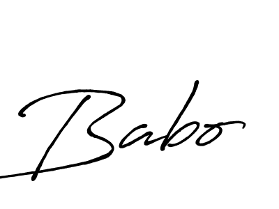 You should practise on your own different ways (Antro_Vectra_Bolder) to write your name (Babo) in signature. don't let someone else do it for you. Babo signature style 7 images and pictures png