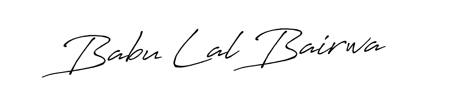 It looks lik you need a new signature style for name Babu Lal Bairwa. Design unique handwritten (Antro_Vectra_Bolder) signature with our free signature maker in just a few clicks. Babu Lal Bairwa signature style 7 images and pictures png