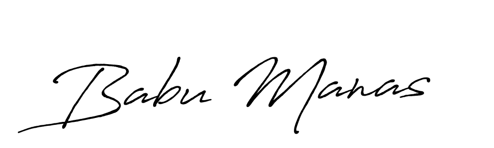 How to make Babu Manas signature? Antro_Vectra_Bolder is a professional autograph style. Create handwritten signature for Babu Manas name. Babu Manas signature style 7 images and pictures png