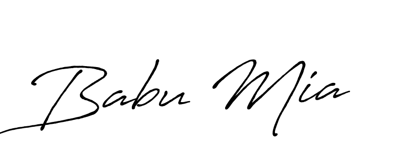 You can use this online signature creator to create a handwritten signature for the name Babu Mia. This is the best online autograph maker. Babu Mia signature style 7 images and pictures png