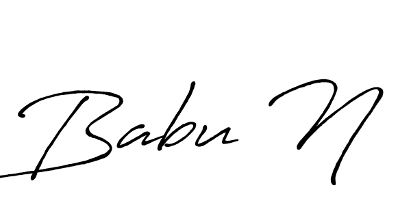 Once you've used our free online signature maker to create your best signature Antro_Vectra_Bolder style, it's time to enjoy all of the benefits that Babu N name signing documents. Babu N signature style 7 images and pictures png