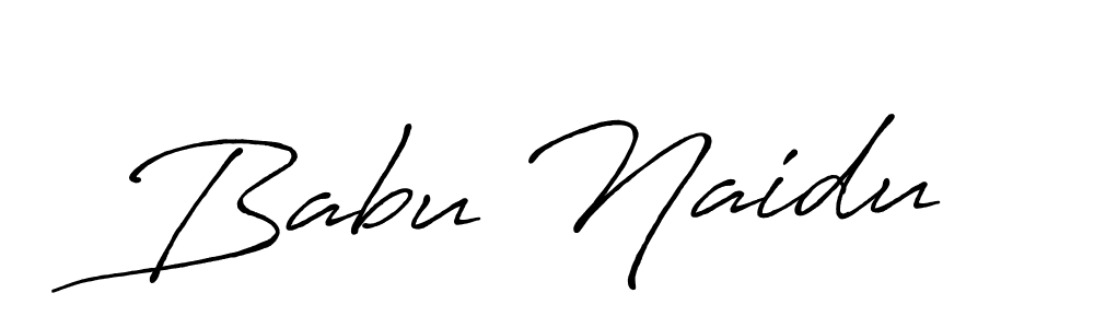 How to make Babu Naidu signature? Antro_Vectra_Bolder is a professional autograph style. Create handwritten signature for Babu Naidu name. Babu Naidu signature style 7 images and pictures png