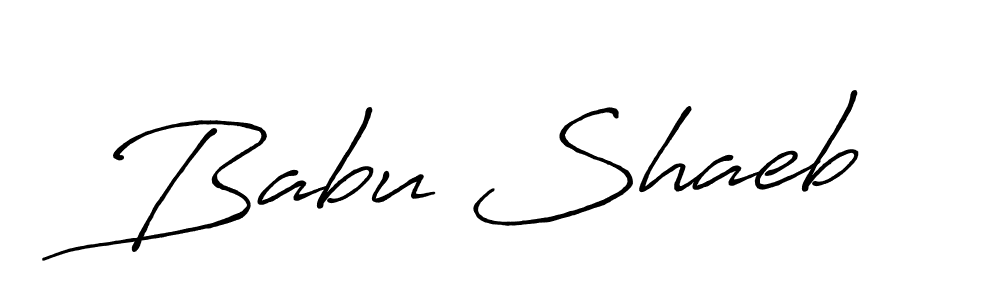 Babu Shaeb stylish signature style. Best Handwritten Sign (Antro_Vectra_Bolder) for my name. Handwritten Signature Collection Ideas for my name Babu Shaeb. Babu Shaeb signature style 7 images and pictures png