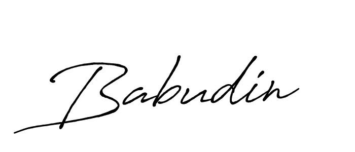 Also You can easily find your signature by using the search form. We will create Babudin name handwritten signature images for you free of cost using Antro_Vectra_Bolder sign style. Babudin signature style 7 images and pictures png