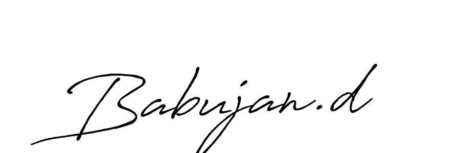 if you are searching for the best signature style for your name Babujan.d. so please give up your signature search. here we have designed multiple signature styles  using Antro_Vectra_Bolder. Babujan.d signature style 7 images and pictures png