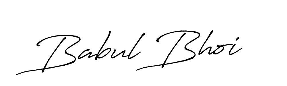 It looks lik you need a new signature style for name Babul Bhoi. Design unique handwritten (Antro_Vectra_Bolder) signature with our free signature maker in just a few clicks. Babul Bhoi signature style 7 images and pictures png