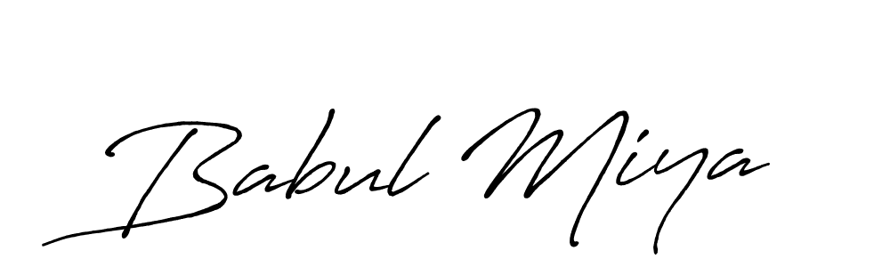 Antro_Vectra_Bolder is a professional signature style that is perfect for those who want to add a touch of class to their signature. It is also a great choice for those who want to make their signature more unique. Get Babul Miya name to fancy signature for free. Babul Miya signature style 7 images and pictures png
