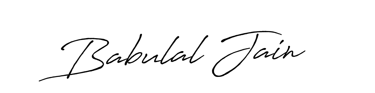 The best way (Antro_Vectra_Bolder) to make a short signature is to pick only two or three words in your name. The name Babulal Jain include a total of six letters. For converting this name. Babulal Jain signature style 7 images and pictures png