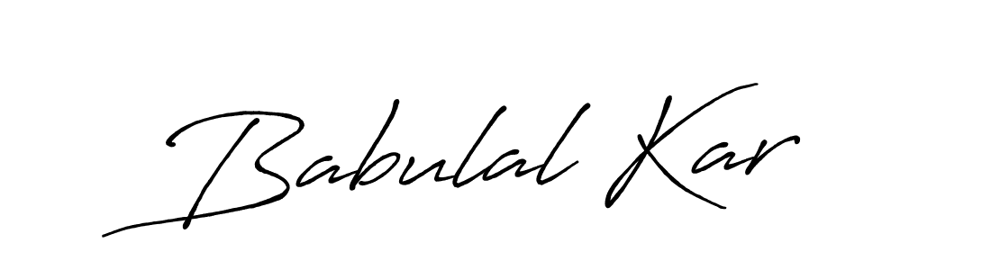 Antro_Vectra_Bolder is a professional signature style that is perfect for those who want to add a touch of class to their signature. It is also a great choice for those who want to make their signature more unique. Get Babulal Kar name to fancy signature for free. Babulal Kar signature style 7 images and pictures png