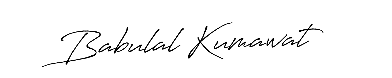 Make a short Babulal Kumawat signature style. Manage your documents anywhere anytime using Antro_Vectra_Bolder. Create and add eSignatures, submit forms, share and send files easily. Babulal Kumawat signature style 7 images and pictures png