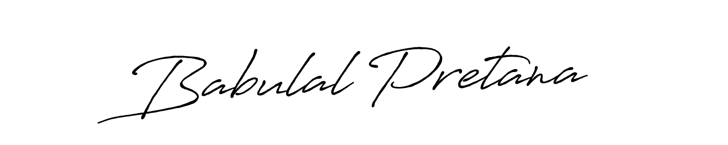 if you are searching for the best signature style for your name Babulal Pretana. so please give up your signature search. here we have designed multiple signature styles  using Antro_Vectra_Bolder. Babulal Pretana signature style 7 images and pictures png