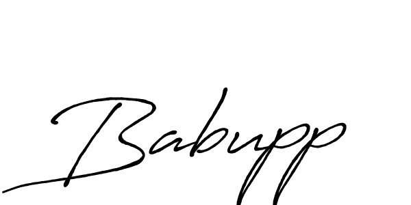 The best way (Antro_Vectra_Bolder) to make a short signature is to pick only two or three words in your name. The name Babupp include a total of six letters. For converting this name. Babupp signature style 7 images and pictures png
