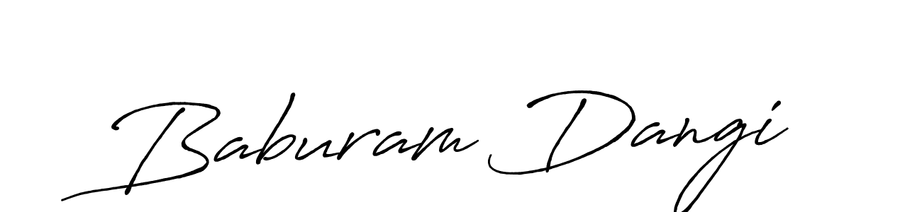 Use a signature maker to create a handwritten signature online. With this signature software, you can design (Antro_Vectra_Bolder) your own signature for name Baburam Dangi. Baburam Dangi signature style 7 images and pictures png