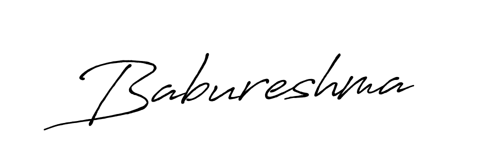 Use a signature maker to create a handwritten signature online. With this signature software, you can design (Antro_Vectra_Bolder) your own signature for name Babureshma. Babureshma signature style 7 images and pictures png