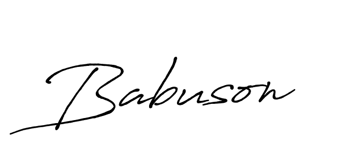 Once you've used our free online signature maker to create your best signature Antro_Vectra_Bolder style, it's time to enjoy all of the benefits that Babuson name signing documents. Babuson signature style 7 images and pictures png