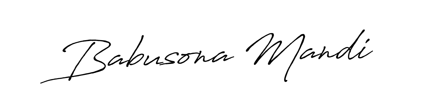 It looks lik you need a new signature style for name Babusona Mandi. Design unique handwritten (Antro_Vectra_Bolder) signature with our free signature maker in just a few clicks. Babusona Mandi signature style 7 images and pictures png