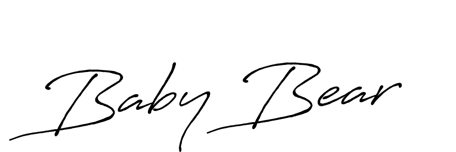 The best way (Antro_Vectra_Bolder) to make a short signature is to pick only two or three words in your name. The name Baby Bear include a total of six letters. For converting this name. Baby Bear signature style 7 images and pictures png