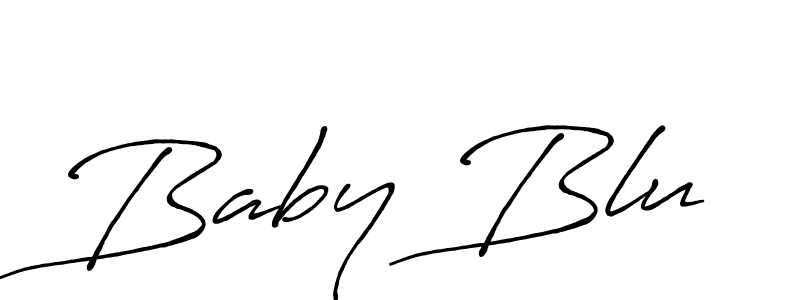 Antro_Vectra_Bolder is a professional signature style that is perfect for those who want to add a touch of class to their signature. It is also a great choice for those who want to make their signature more unique. Get Baby Blu name to fancy signature for free. Baby Blu signature style 7 images and pictures png