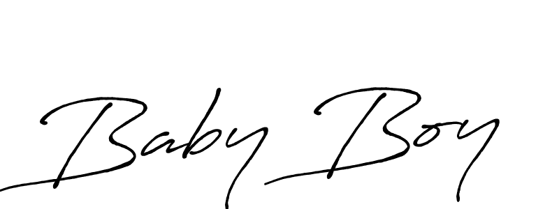 Make a beautiful signature design for name Baby Boy. With this signature (Antro_Vectra_Bolder) style, you can create a handwritten signature for free. Baby Boy signature style 7 images and pictures png