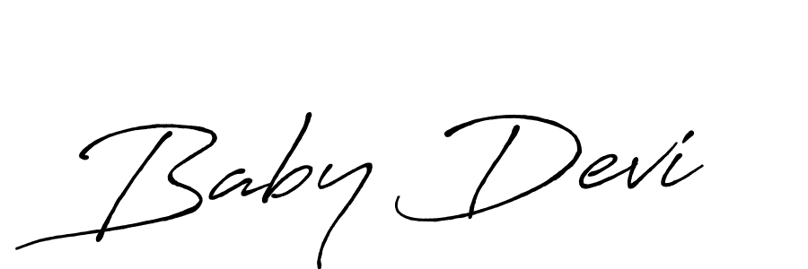 Also You can easily find your signature by using the search form. We will create Baby Devi name handwritten signature images for you free of cost using Antro_Vectra_Bolder sign style. Baby Devi signature style 7 images and pictures png