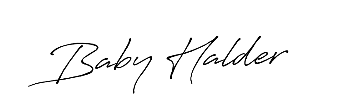 Also we have Baby Halder name is the best signature style. Create professional handwritten signature collection using Antro_Vectra_Bolder autograph style. Baby Halder signature style 7 images and pictures png