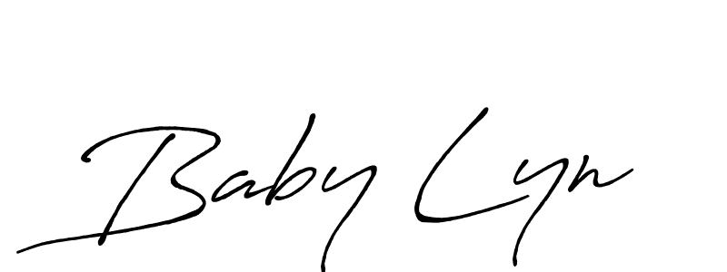 The best way (Antro_Vectra_Bolder) to make a short signature is to pick only two or three words in your name. The name Baby Lyn include a total of six letters. For converting this name. Baby Lyn signature style 7 images and pictures png