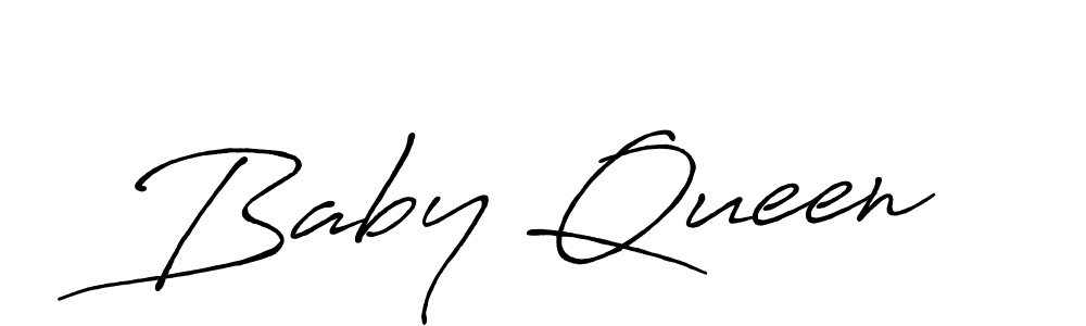 Also we have Baby Queen name is the best signature style. Create professional handwritten signature collection using Antro_Vectra_Bolder autograph style. Baby Queen signature style 7 images and pictures png